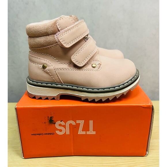 TZJS Kids Hiking Boots for Girls Waterproof Outdoor with Hook & Loop Size 6 - Picture 4 of 10